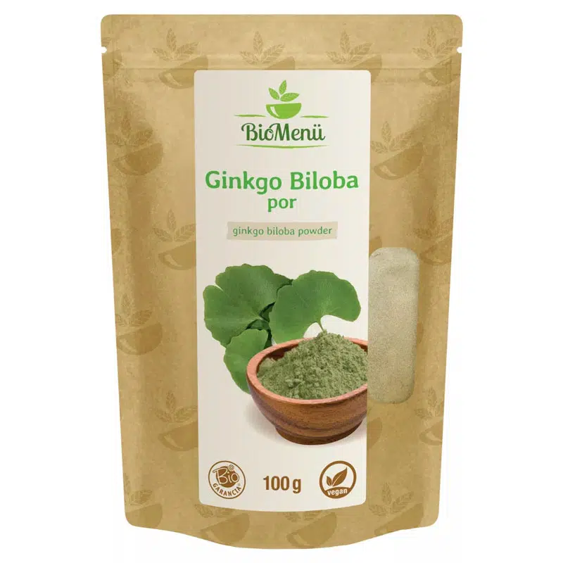 Biomenü bio GINKGO BILOBA por 100g Biomenü bio GINKGO BILOBA por 100g