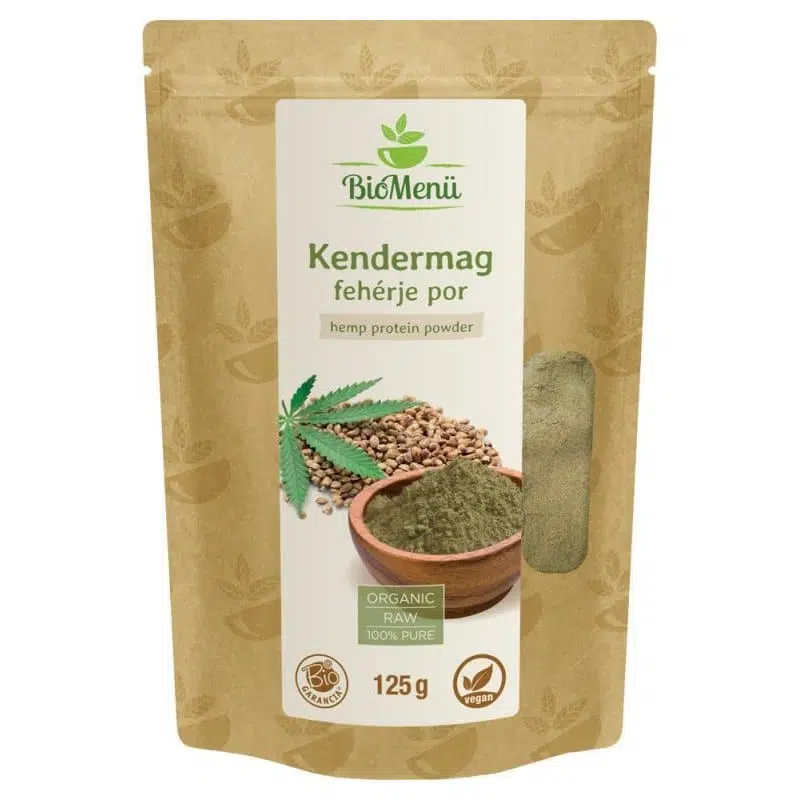 Biomenü bio kendermag fehérje por 125 g Biomenü bio kendermag fehérje por 125 g
