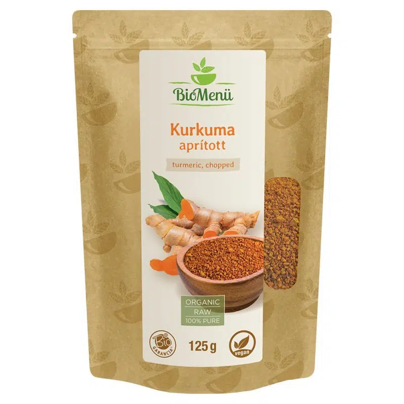 Biomenü bio Kurkuma aprított 125 g Biomenü bio Kurkuma aprított 125 g