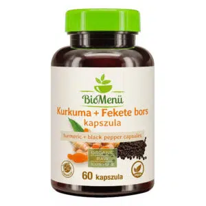 Biomenü Bio Kurkuma+Fekete bors kapszula 60 db