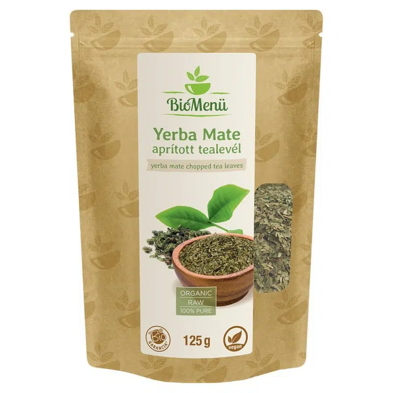 Biomenü bio Yerba Mate aprított tealevél 125 g Biomenü bio Yerba Mate aprított tealevél 125 g