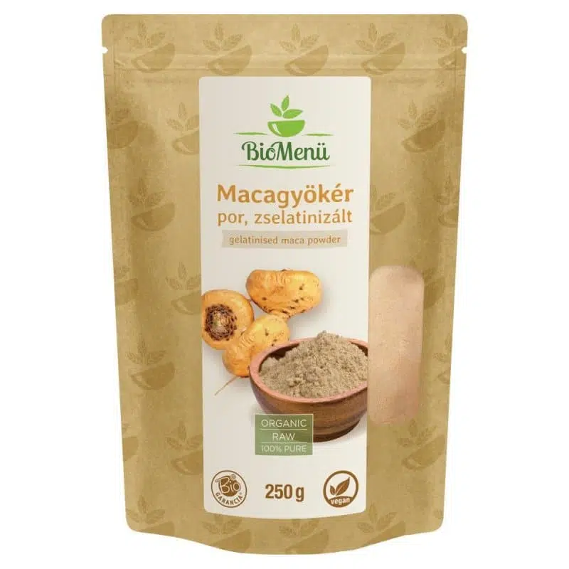 Biomenü bio zselatinizált maca-gyökér por 250 g Biomenü bio zselatinizált maca-gyökér por 250 g