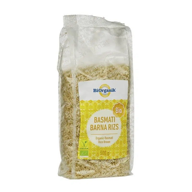 Biorganik bio basmati barnarizs 500 g Biorganik bio basmati barnarizs 500 g