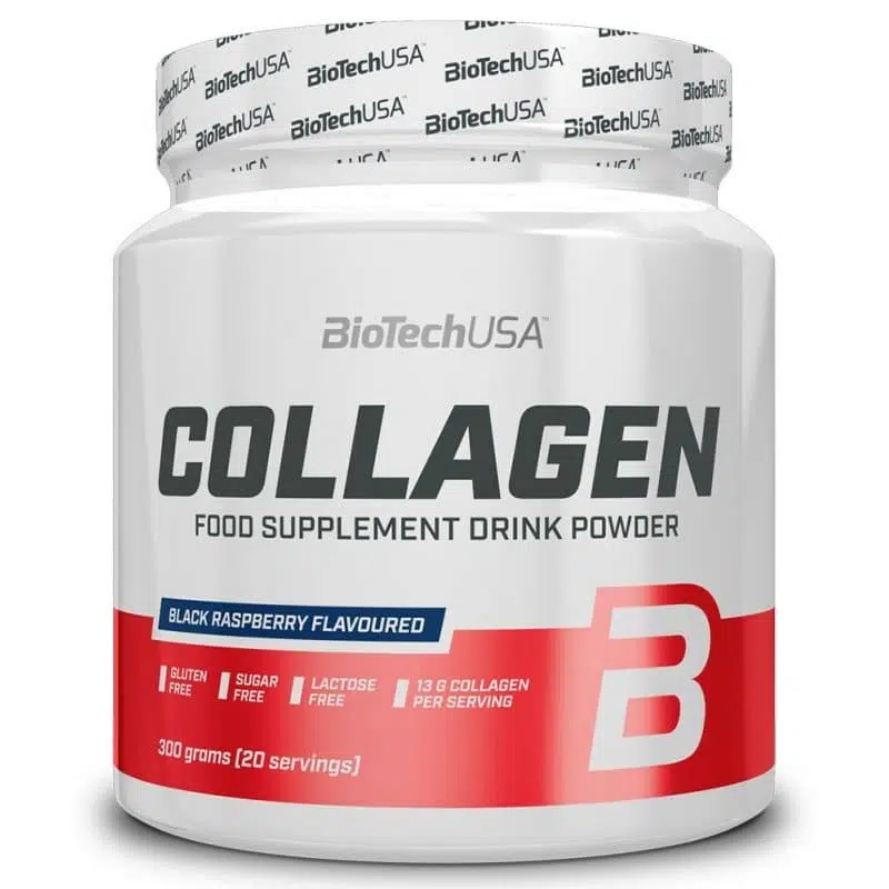 Biotech Collagen 300g fekete málna Biotech Collagen 300g fekete málna