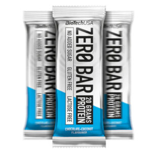 Biotech Zero Bar protein szelet 50g csokoládé - kókusz