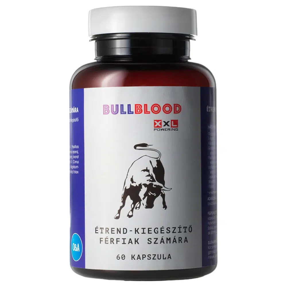 BullBlood Potencianövelő étrend-kiegészítő férfiaknak 60db BullBlood Potencianövelő étrend-kiegészítő férfiaknak 60db