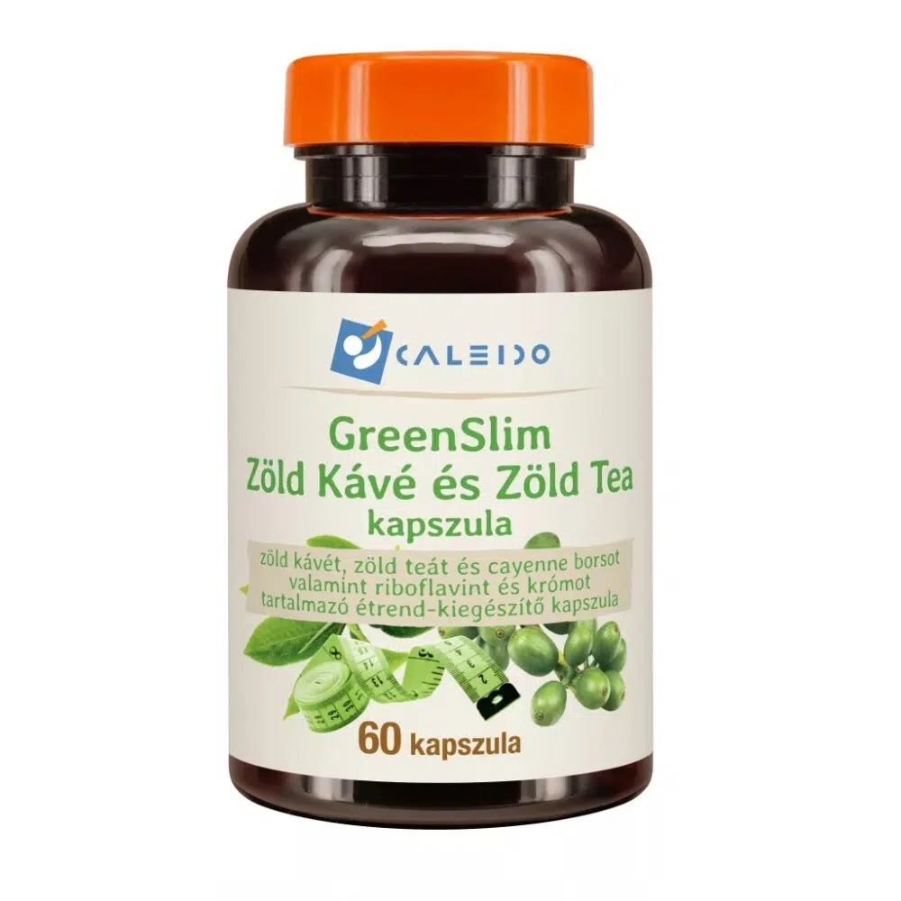 Caleido GreenSlim Zöldkávé és Zöldtea 60db kapszula Caleido GreenSlim Zöldkávé és Zöldtea 60db kapszula