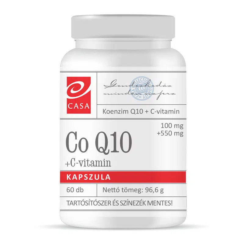 Casa Q10+C-vitamin kapszula 60db Casa Q10+C-vitamin kapszula 60db