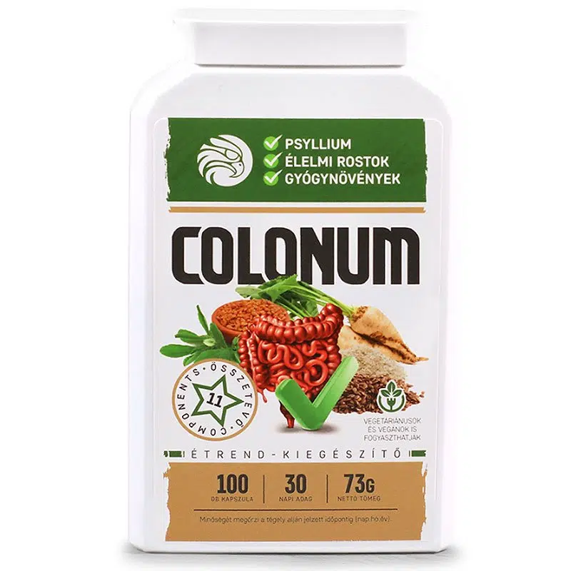 Mannavita Colonum Béltisztító kapszula 100db Mannavita Colonum Béltisztító kapszula 100db