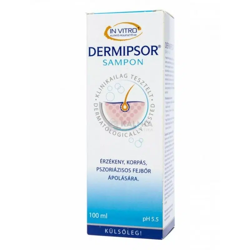Dermipsor sampon pszoriázisos fejre 100 ml (InVitro) Dermipsor sampon pszoriázisos fejre 100 ml (InVitro)
