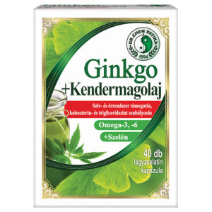 Dr. Chen Ginkgo Biloba+kendermagolaj lágyzselatin kapszula - 40db