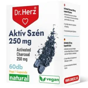 Dr. Herz Aktív szén 250 mg 60 db kapszula