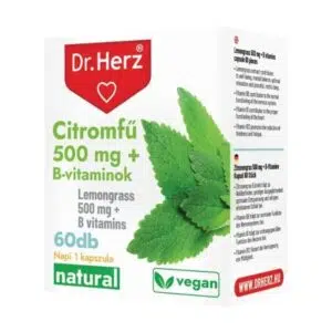 Dr. Herz Citromfű 500 mg + B-vitaminok kapszula 60 db