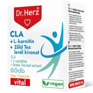 Dr. Herz CLA + L-karnitin + Zöld tea kivonat 60 db kapszula