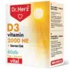 Dr. Herz D3-vitamin 2000 NE + Szerves Cink kapszula 60db