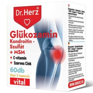 Dr. Herz Glükozamin+Kondroitin-szulfát+MSM kapszula 60db dobozos
