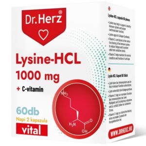 Dr. Herz Lysine - HCL + C-vitamin 60 db kapszula