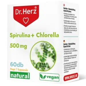 Dr. Herz Spirulina + Chlorella 60db kapszula