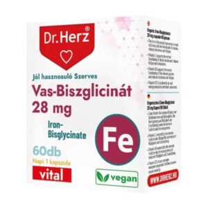 Dr. Herz Vas-biszglicinát 28 mg kapszula 60 db