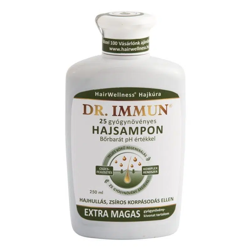 Dr.Immun 25 gyógynövényes hajsampon 250ml Dr.Immun 25 gyógynövényes hajsampon 250ml