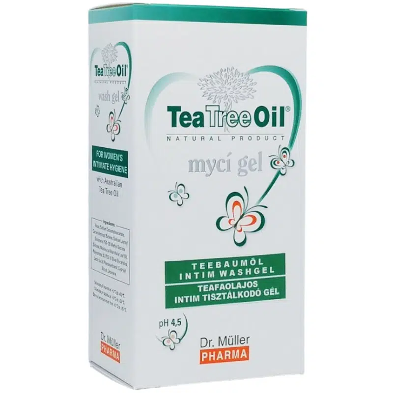 Dr. Müller teafaolajos női intim mosakodó gél - 200ml Dr. Müller teafaolajos női intim mosakodó gél - 200ml