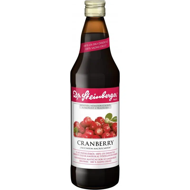 Dr. Steinberger Cranberry/tőzegáfonyalé 750ml Dr. Steinberger Cranberry/tőzegáfonyalé 750ml