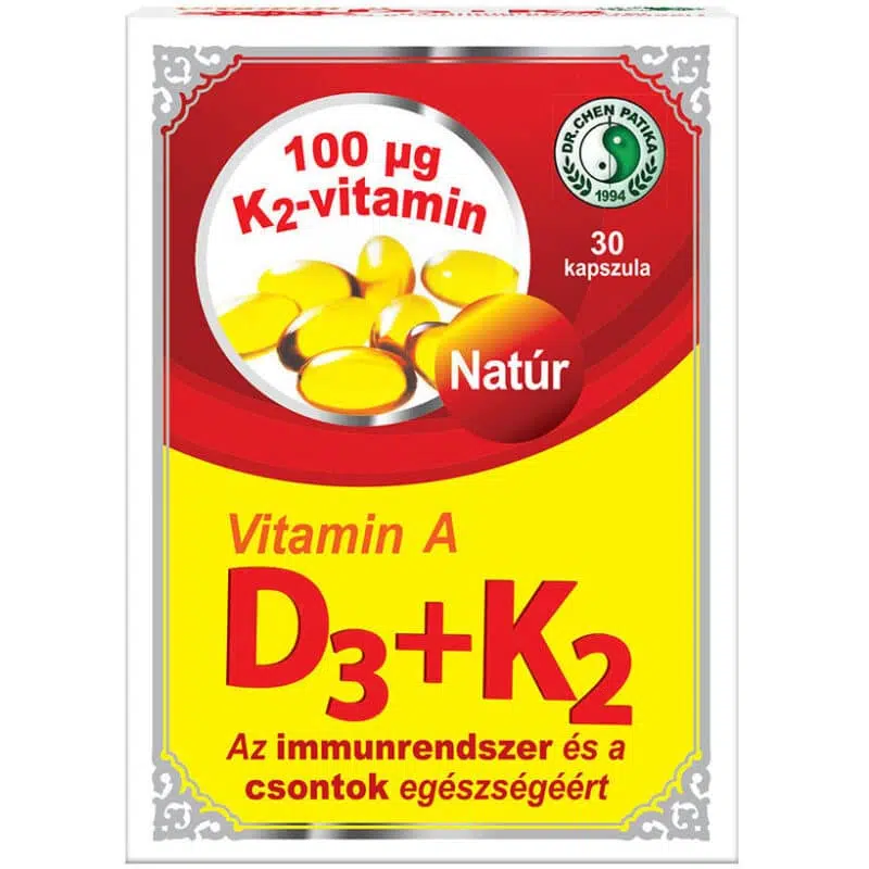 Dr.Chen A+D3+K2 vitamin kapszula 30 db Dr.Chen A+D3+K2 vitamin kapszula 30 db