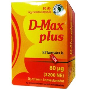 Dr.chen D-Max plus D3-vitamin 3200NE 60db kapszula