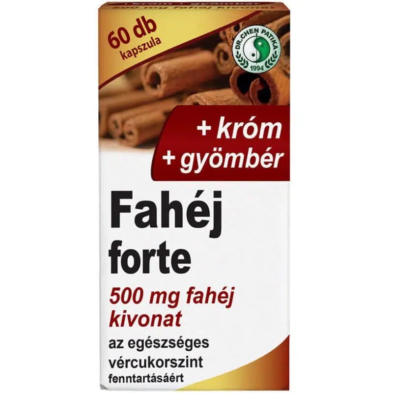 Dr.chen fahéj forte kapszula 60 db Dr.chen fahéj forte kapszula 60 db