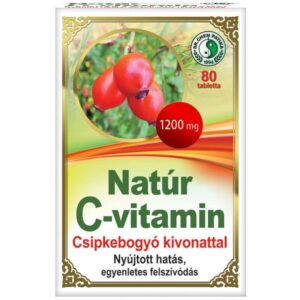 Dr.chen Natúr C-vitamin + csipkebogyó tabletta 80 db