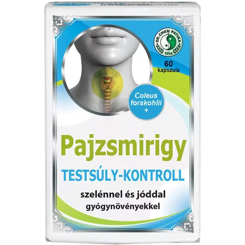 Dr.Chen Pajzsmirigy testsúly kontroll kapszula 60db Dr.Chen Pajzsmirigy testsúly kontroll kapszula 60db