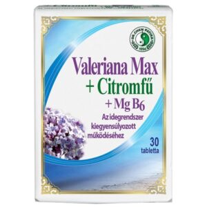 Dr.chen valeriana max+citromfű tabletta 30 db