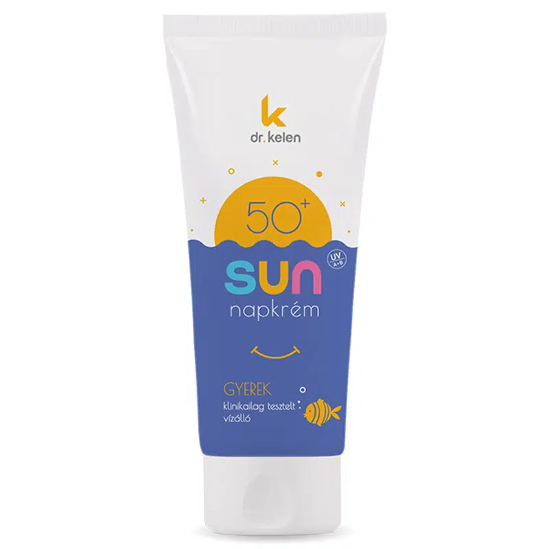 Dr.Kelen sun F50+ gyerek napkrém 100ml Dr.Kelen sun F50+ gyerek napkrém 100ml