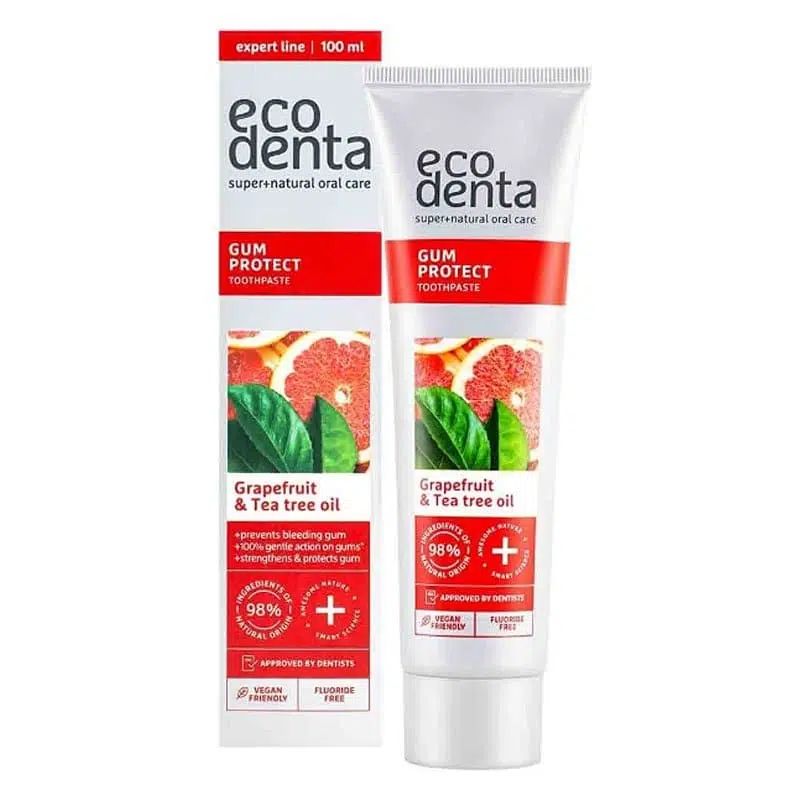 Ecodenta Ínyvédő fogkrém grapfruit és teafaolajjal 100ml Ecodenta Ínyvédő fogkrém grapfruit és teafaolajjal 100ml