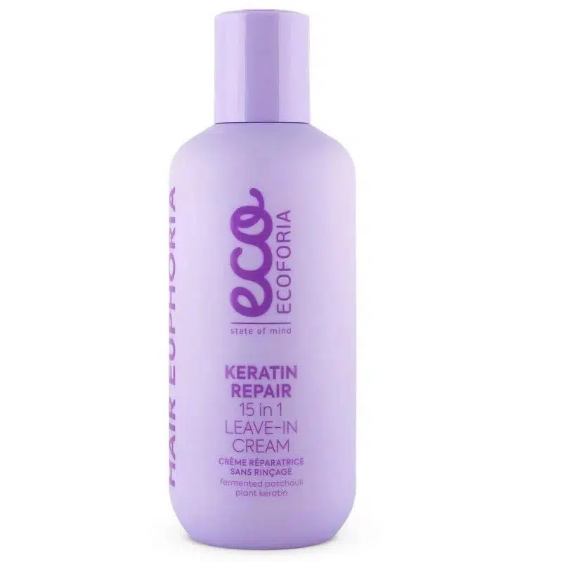 Ecoforia 15 in 1 Keratinos öblítésmentes helyreállító krém (lila) 200ml Ecoforia 15 in 1 Keratinos öblítésmentes helyreállító krém (lila) 200ml