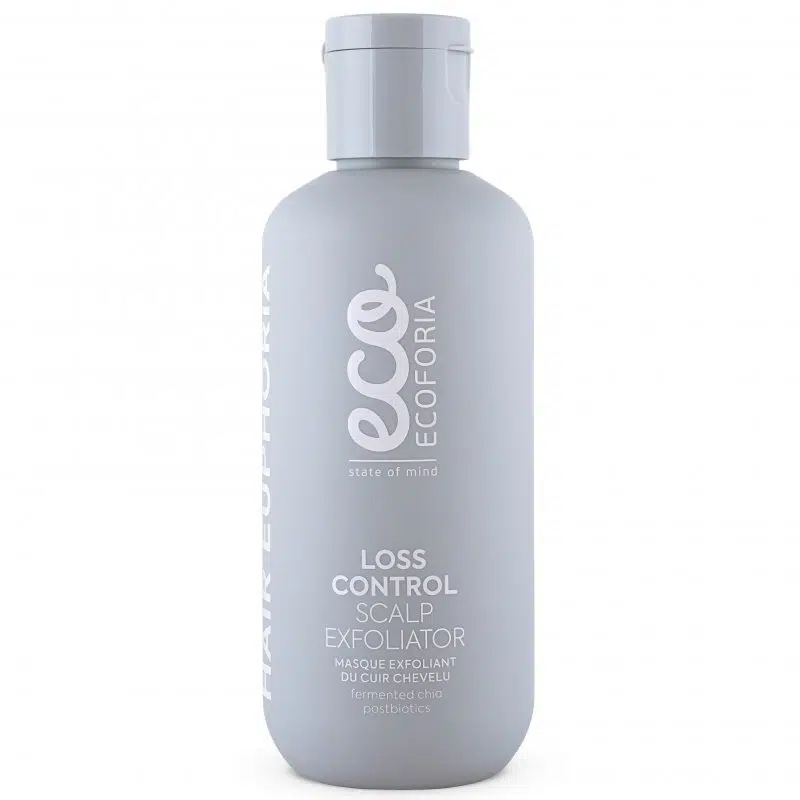 Ecoforia Hajhullás elleni fejbőrhámlasztó posztbiotikumokkal (szürke) 200ml Ecoforia Hajhullás elleni fejbőrhámlasztó posztbiotikumokkal (szürke) 200ml