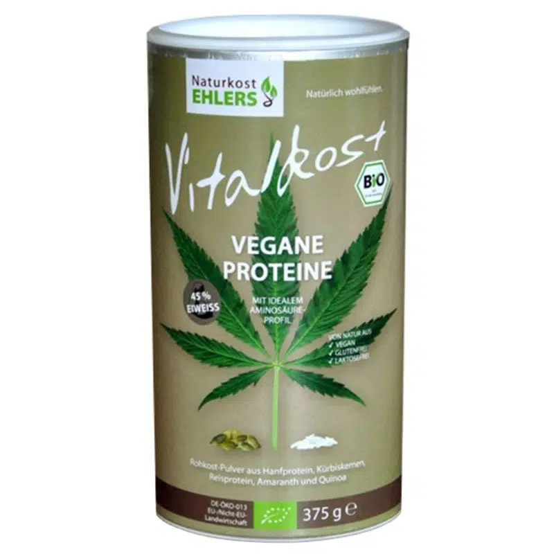 Mannavita Ehlers Vitalkost Vegán fehérje 375g Mannavita Ehlers Vitalkost Vegán fehérje 375g