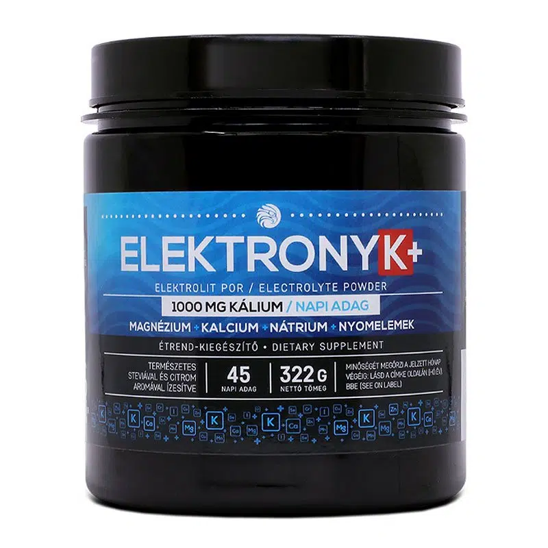 Mannavita ElektronyK+ italpor (KÉK) 1000mg Kálium / napi adag 322g Mannavita ElektronyK+ italpor (KÉK) 1000mg Kálium / napi adag 322g