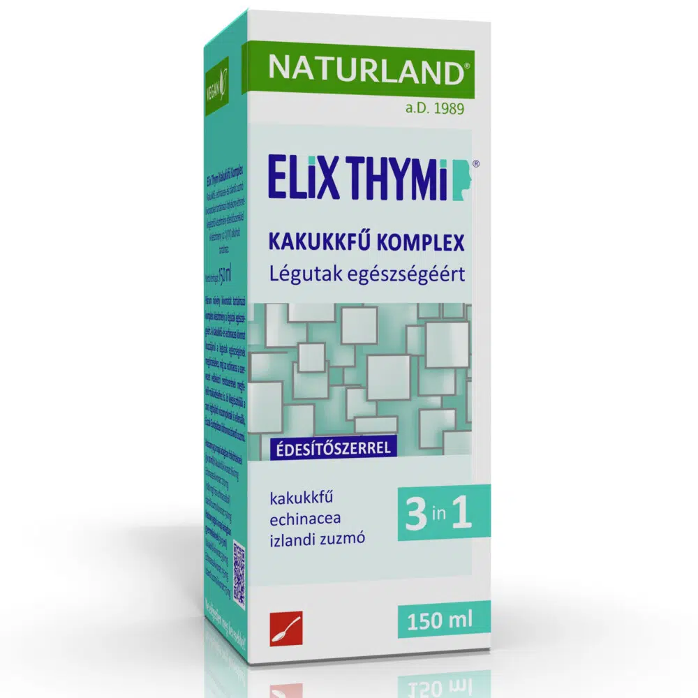 Naturland Elix Thymi 3in1 kakukkfű komplex 150 ml (KÉK) Naturland Elix Thymi 3in1 kakukkfű komplex 150 ml (KÉK)