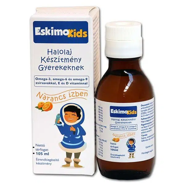 Eskimo kids olaj 105 ml narancsos 105 ml Eskimo kids olaj 105 ml narancsos 105 ml