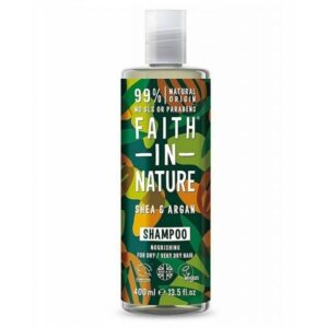 Faith in Nature sampon shea vaj és argán olaj 400ml