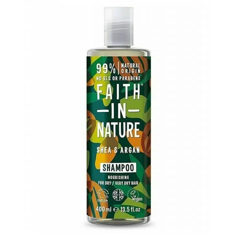 Faith in Nature sampon shea vaj és argán olaj 400ml Faith in Nature sampon shea vaj és argán olaj 400ml