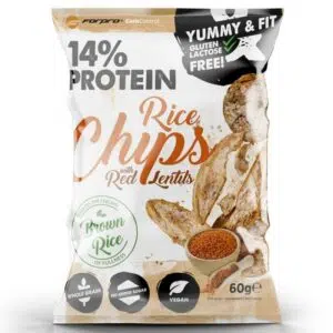 Forpro Yummy&Fit 14% Protein RICE Chips-Red Lentils 60 g