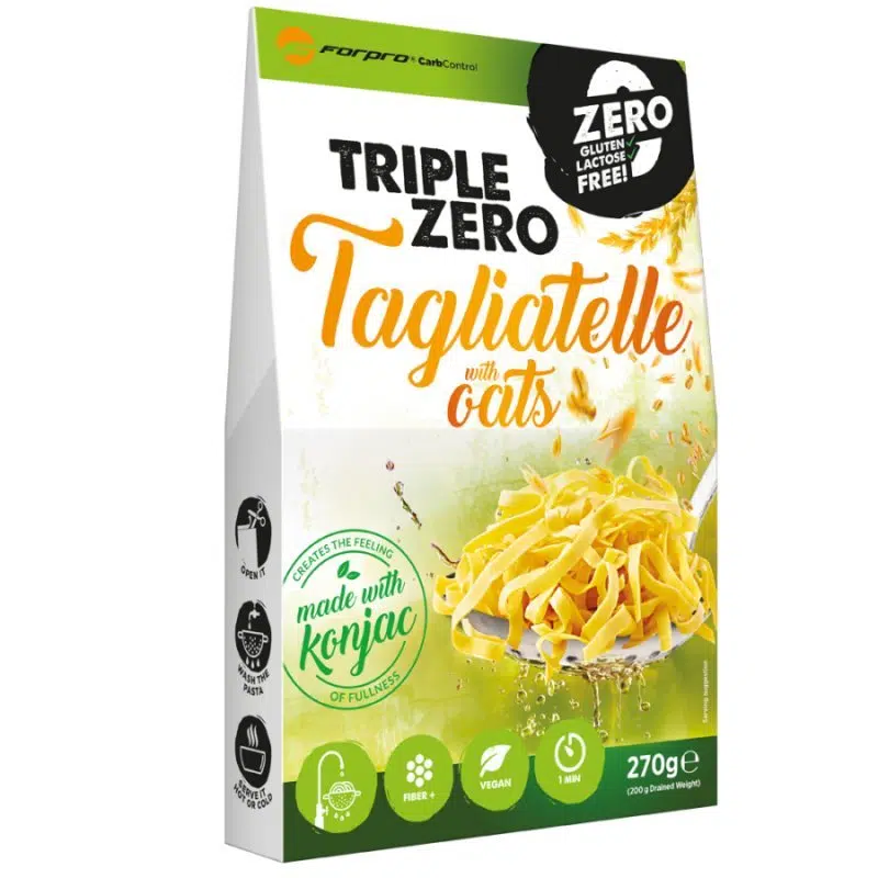 Forpro Triple Zero tészta-Tagliatelle & Oats (Zab) 270 g Forpro Triple Zero tészta-Tagliatelle & Oats (Zab) 270 g