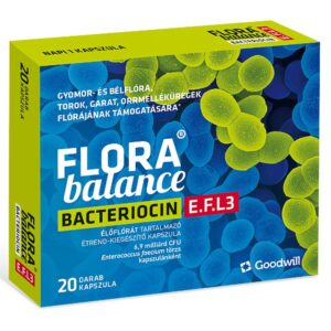 Goodwill Florabalance Bacteriocin E.F.L3 élőflórát tartalmazó étrend-kiegészítő kapszula 20db