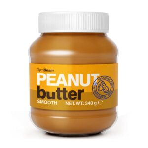 GymBeam Peanut butter smooth (Földimogyoróvaj) - 340g