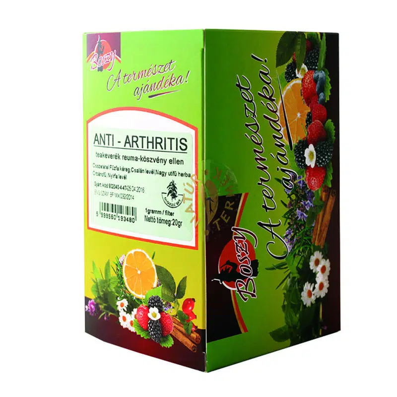 Gyógyfű teák anti-arthritis filteres tea 20 filter (Boszy) Gyógyfű teák anti-arthritis filteres tea 20 filter (Boszy)