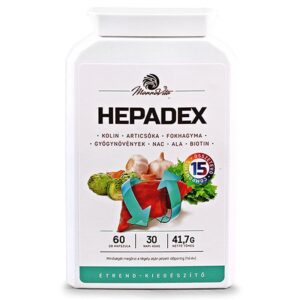 Mannavita HEPADEX Májregeneráló, Májtisztító étrend-kiegészítő 60db