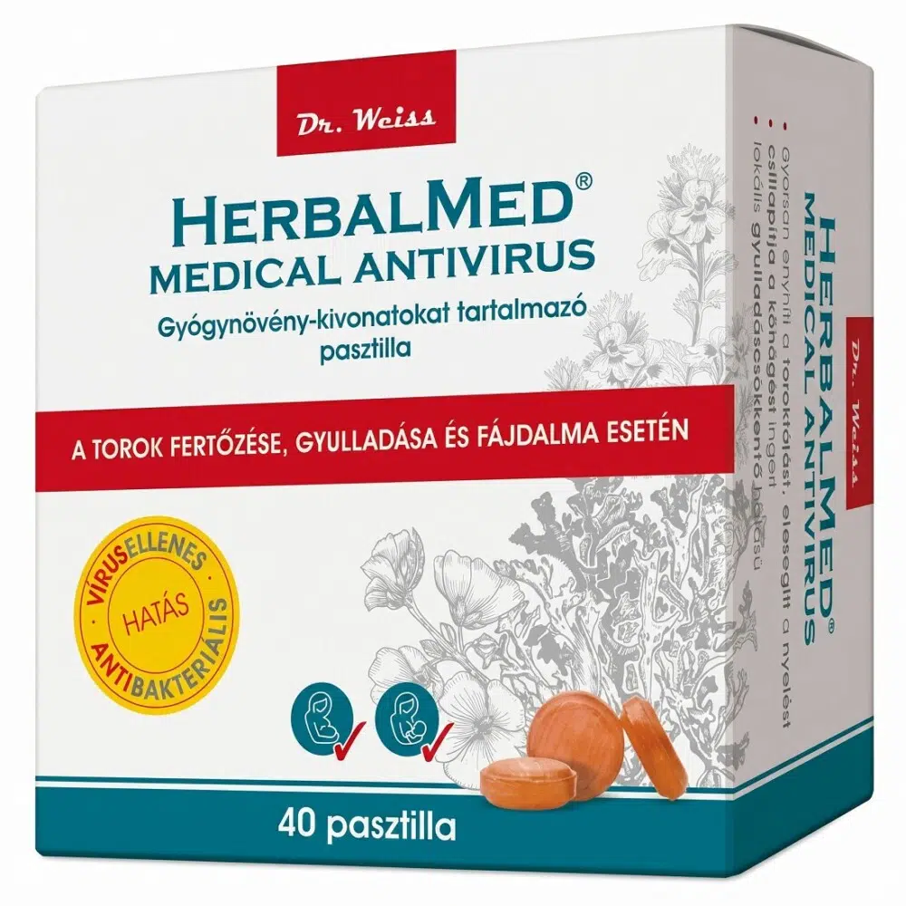 HerbalMED Medical Pasztilla 40db HerbalMED Medical Pasztilla 40db