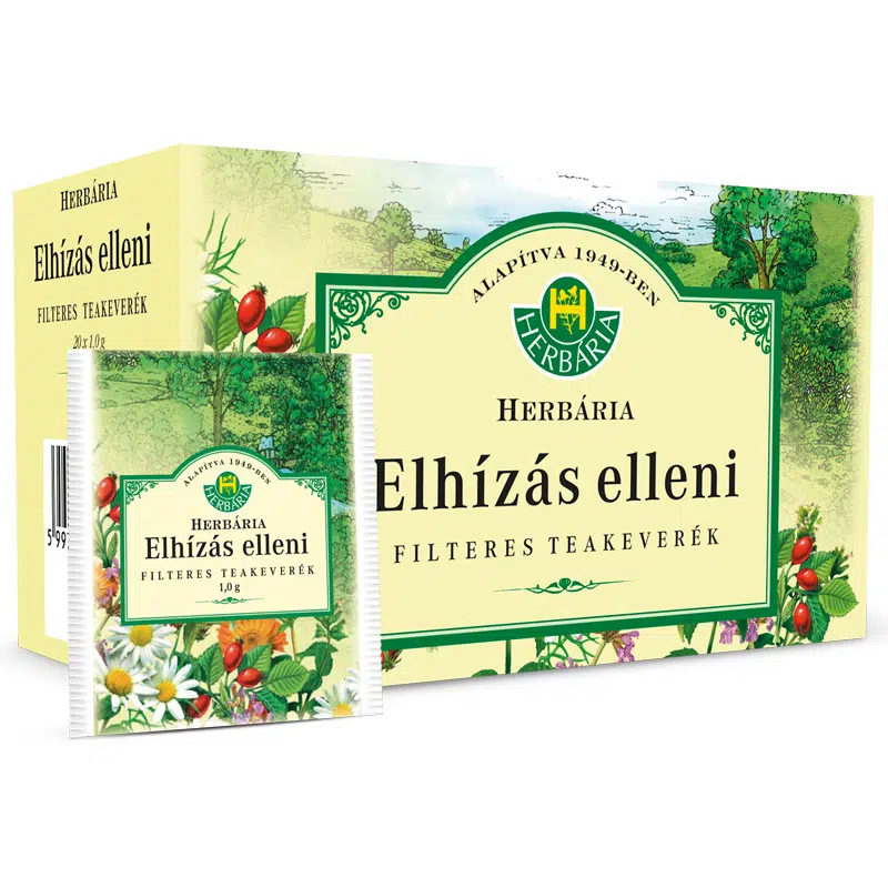 Herbária Elhízás elleni tea filteres 20db Herbária Elhízás elleni tea filteres 20db